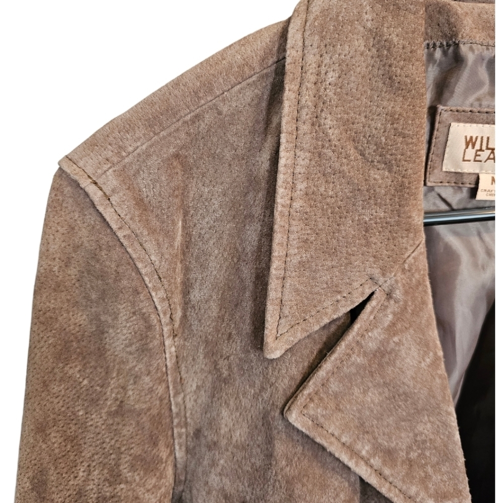 Wilsons Leather light brown leather jacket. Size M - Picture 2 of 5